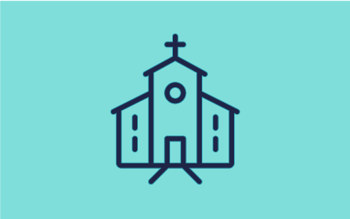 icon of church building