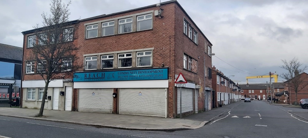 empty building to be redeveloped into apartments